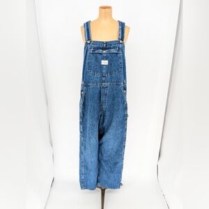 Riveted by Lee Denim Carpenter Bib Overalls Dungarees Size L Dungarees Y2K Women